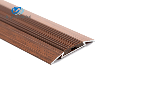 Bordo di alluminio che fiuta, scala di legno della scala di slittamento del ODM anti del grano che fiuta per il tappeto