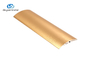 Il tappeto laminato delle mattonelle 6063 della disposizione della soglia della striscia della disposizione di alluminio di transizione piastrella il colore dell'oro
