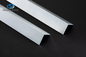 6063 lunghezza di alluminio Matt Silver Mill Finish di profili 2.5m di angolo